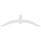 Ekena Millwork Archdale Architectural Grade PVC Gable Bracket, 84"W x 24 1/2"H x 2"D x 6"F, 7/12 Pitch GBP084X25X0206ARC00 - alternate 3